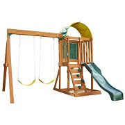KidKraft Wooden Playhouse with Slide and Swings