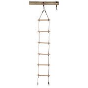 Swingking Rope Ladder with eye rings and 6 Wooden Steps