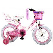 Volare Rose Bicycle - 14 inches - Pink White