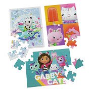 Gabby's Dollhouse - 3-pack: Wooden Puzzle