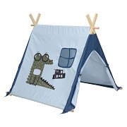 Tent Blue with Crocodile, 101cm