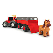 ABC Massey Ferguson with Trailer and Horse