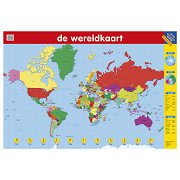 Educatieve poster - De Wereldkaart