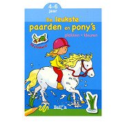Paste and Color - The cutest Horses and Ponies, 4-6 years