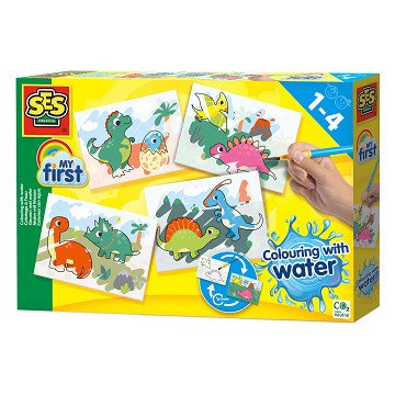 SES My First Kleuren met Water - Dino's