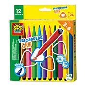 SES Triangle Grip Markers