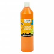 Creall Finger Paint Preservation Free Orange, 750ml