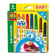 SES My first Baby Markers, 8pcs.