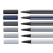 STABILO Pen 68 - Felt-tip pen - Grayscale