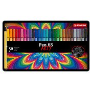 STABILO Pen 68 - Felt-tip pen - Metal Box With 30 Pieces