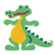 Hama Strijkkralenbordje - Krokodil