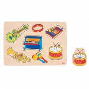 Goki Stud Puzzle Musical Instruments with Sound, 5 pcs.