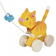 Goki Wooden Pull Animal Kitten