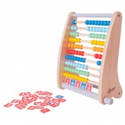 Classic World Wooden Abacus with Counting Cards