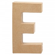 Letter Papier-maché - E, 20,5cm