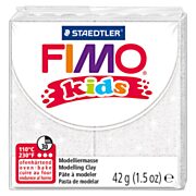FIMO Kids Modeling Clay White Glitter, 42gr