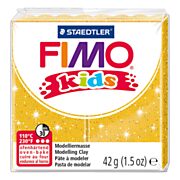 FIMO Kids Modeling Clay Glitter Gold, 42gr