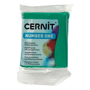 Cernit Modeling Clay Green, 56 grams