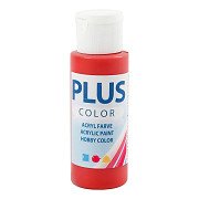 Plus Color Acrylic Paint Christmas Red, 60 ml