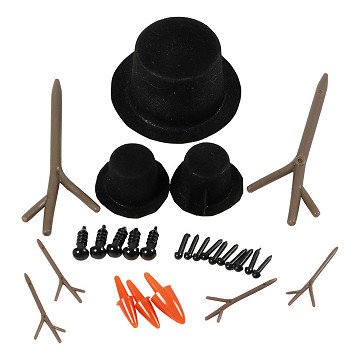 Hats, Noses and Branches for Clay Accessories Set