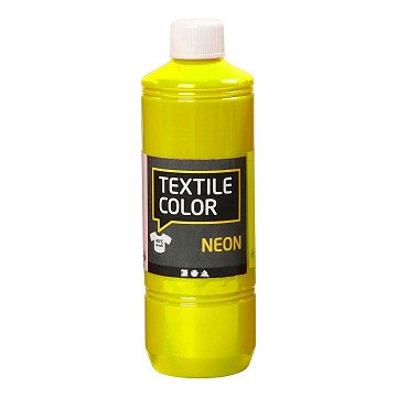 Textilfarbe Halbdeckende Textilfarbe – Neongelb, 500 ml