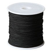 Polyester Cord Black 1 mm, 50m