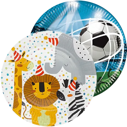 Wegwerp borden  voor elke gelegenheid.