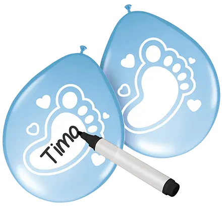 Babyparty-Zubehör für einen kleinen Jungen