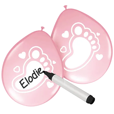 Babyparty-Zubehör für ein Mädchen!