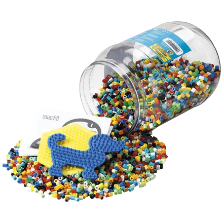 Komplettsets mit Bügelperlen und Plättchen zu allen möglichen Themen.