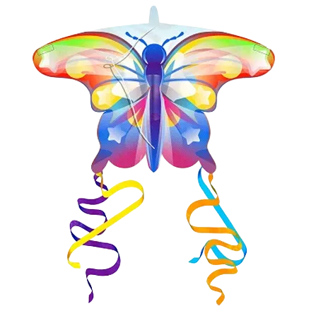 Large assortment of kites