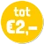 Uitdeelcadeautjes tot 2 euro