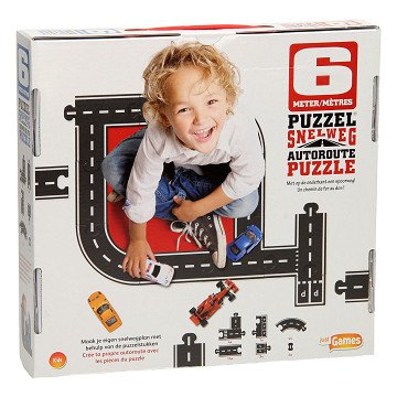 Snelweg en Spoorweg Puzzel, 6 mtr