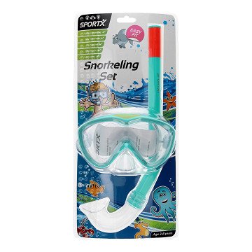 Children's Snorkel Set - Green