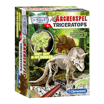Wetenschap & Spel Archeospel - Triceratops Fluo