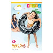 Intex Swimming Ring Car Tire, 91cm