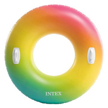 Intex Swim Ring Rainbow, 122cm