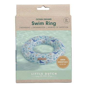 Little Dutch Ocean Dreams Swim Ring Blue, 50cm