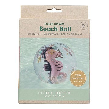 Little Dutch Ocean Dreams Beach Ball 3D Figure Pink