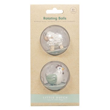 Little Dutch Farm Rotating Balls, Set of 2