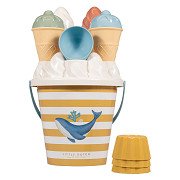 Little Dutch Ocean Dreams Blue Ice Cream Bucket Set, 14 pcs.