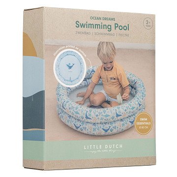 Little Dutch Ocean Dreams Swimming Pool Blue, 80cm
