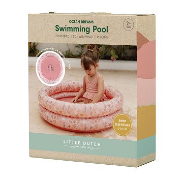 Little Dutch Ocean Dreams Schwimmbecken, Rosa, 80 cm
