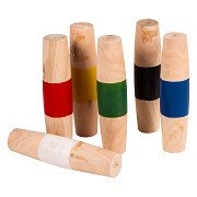 Outdoor Play Wooden Posts Football