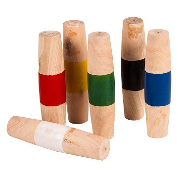 Outdoor Play Wooden Posts Football