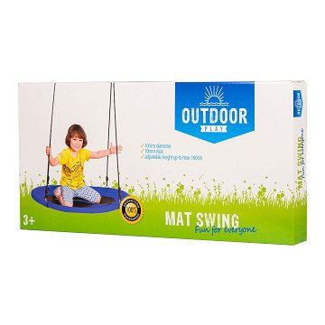 Outdoor Play Swing Mat Blue, 100cm
