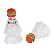 SportX Mini Badminton Shuttles in Tube, 3 Stk.