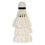 SportX Shuttle Feathers White in Case, 3 pcs.