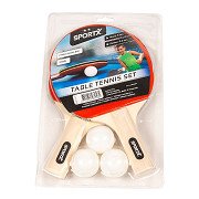 SportX Table Tennis Set Including Balls in Blister