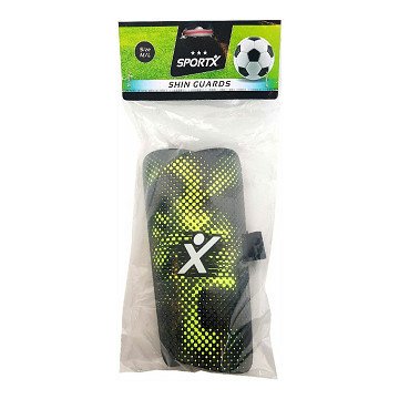 SportX Shin Guards Green/Black
